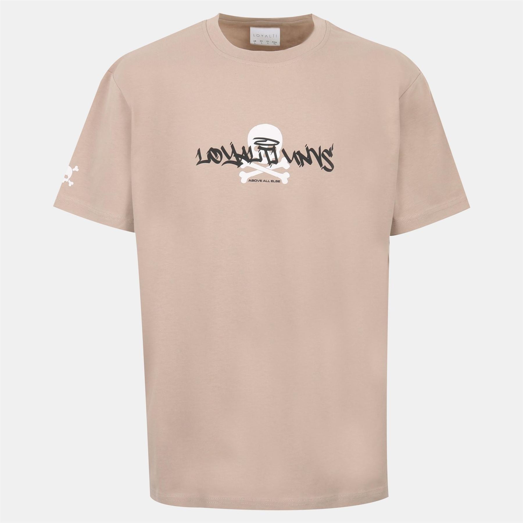 Loyalti Camo Skull Crew Neck Short Sleeve T-Shirt
