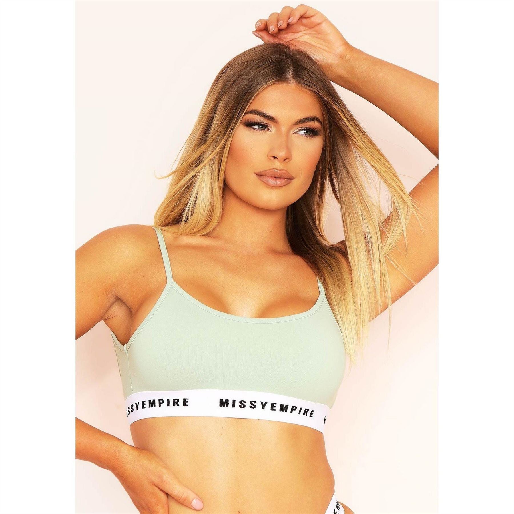 Missy Empire Empire Tape Cami Crop Lounge Bralet