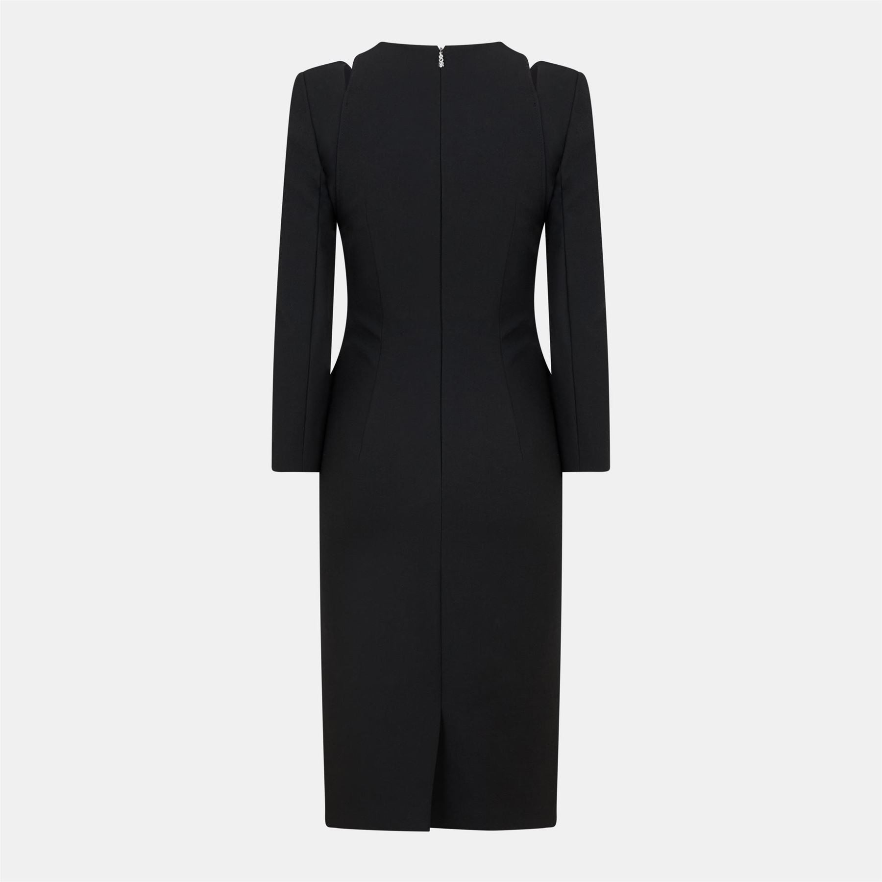 Boss Dadeka Crew Neck Midi Bodycon Dress