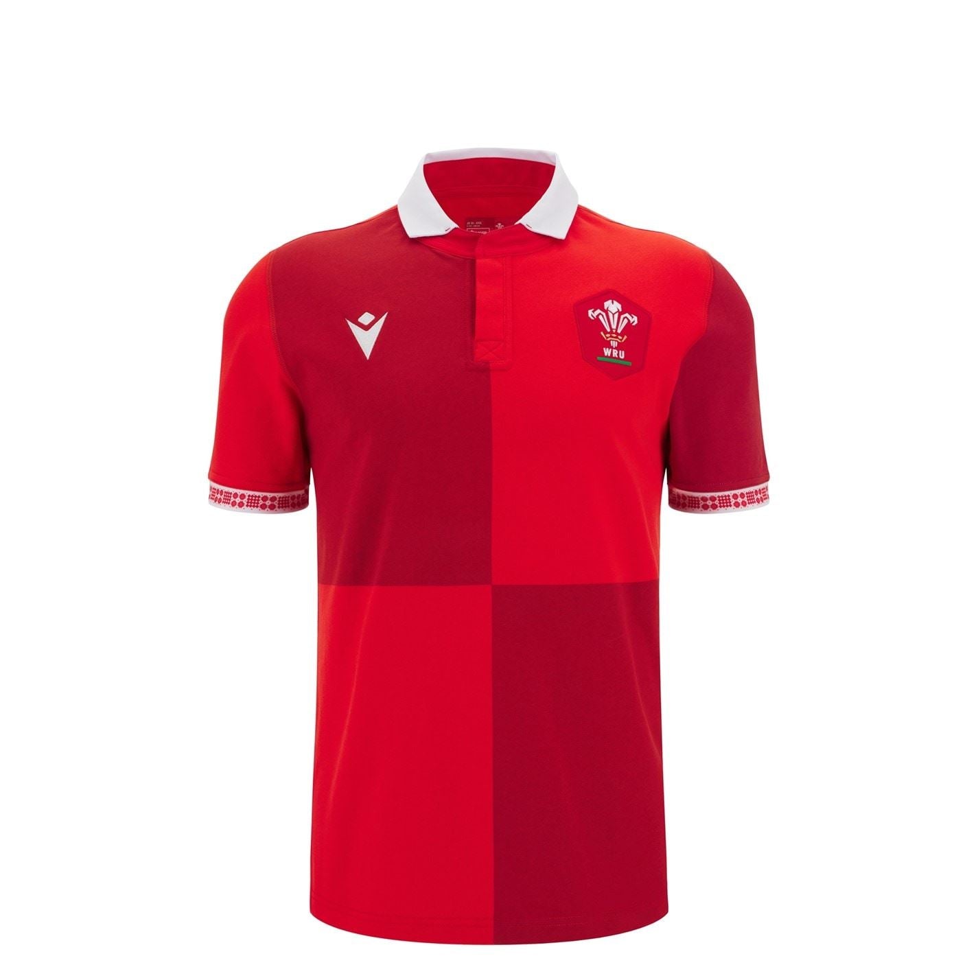 Macron Wales Rugby Home Shirt 2025 Juniors