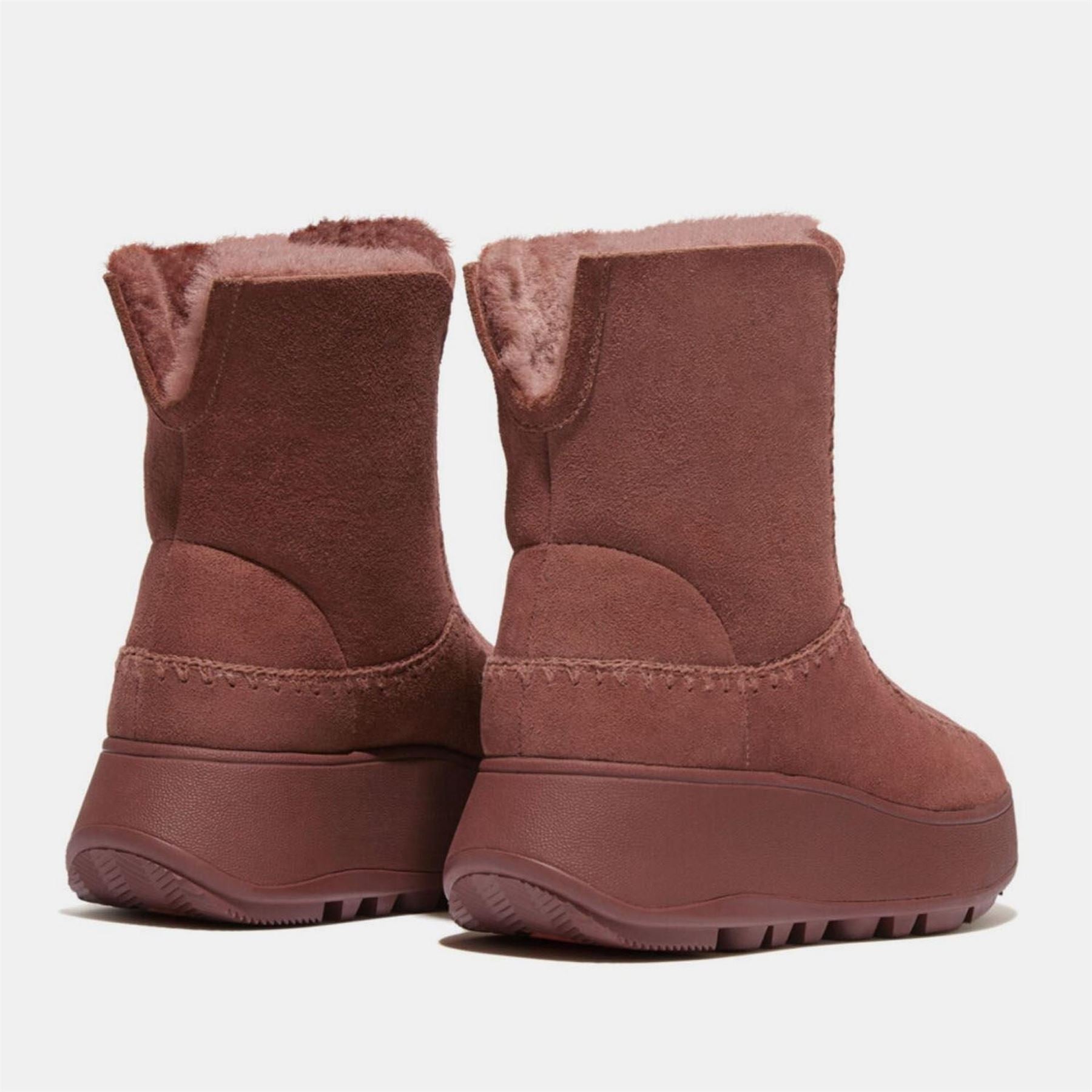 Fitflop Mode Shearling Flatform Boots