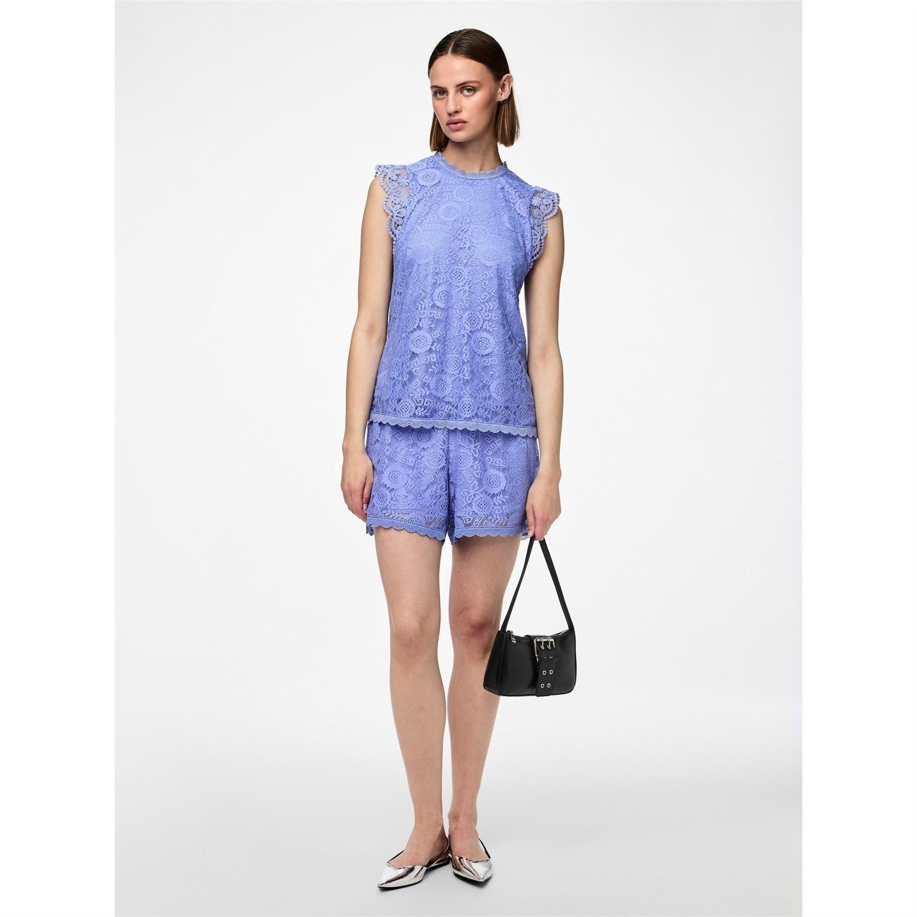 Pieces High Neck Regular Fit Blouse