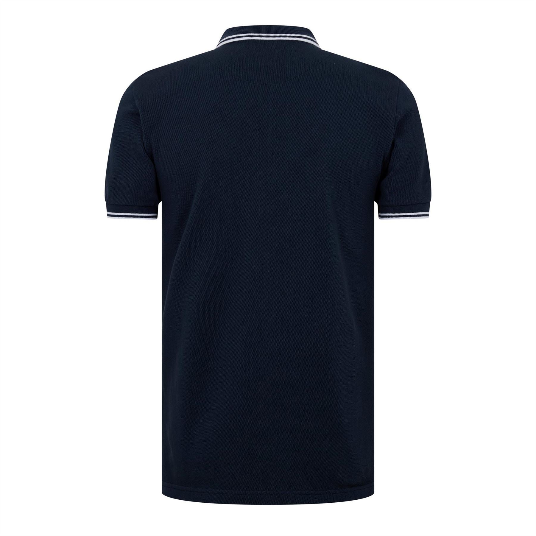 Pretty Green Collared Neck Short Sleeve Polo Shirt