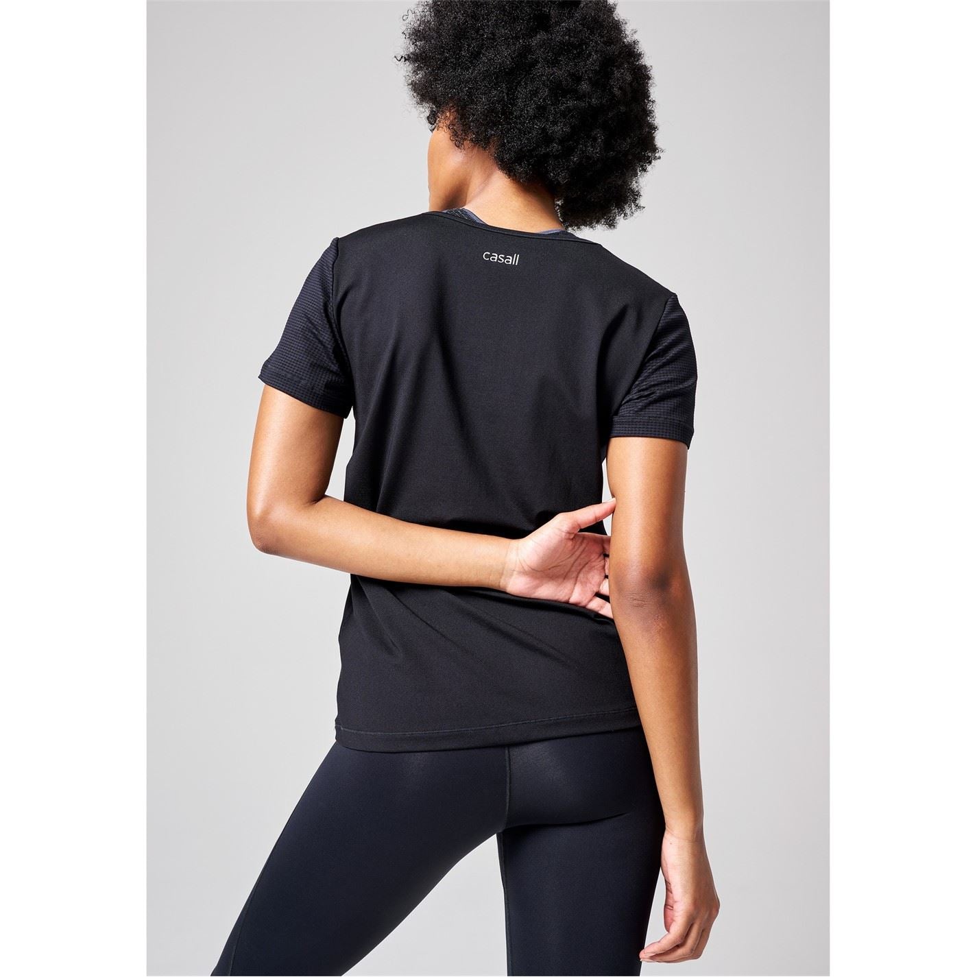 Casall Mesh Crew Neck Regular Fit T-Shirt