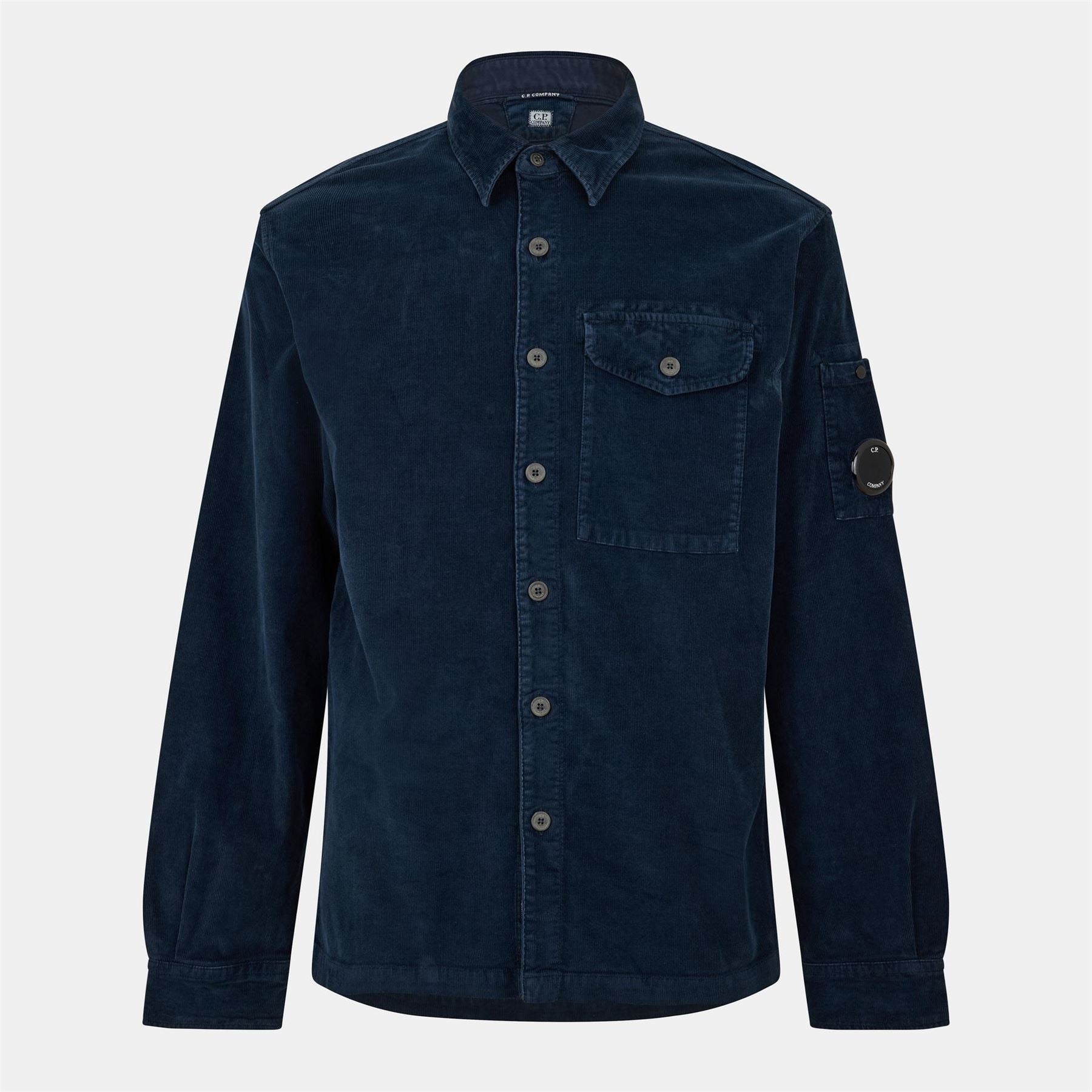 CP Company Lens Single Pocket Long Sleeve Corduroy Shirt