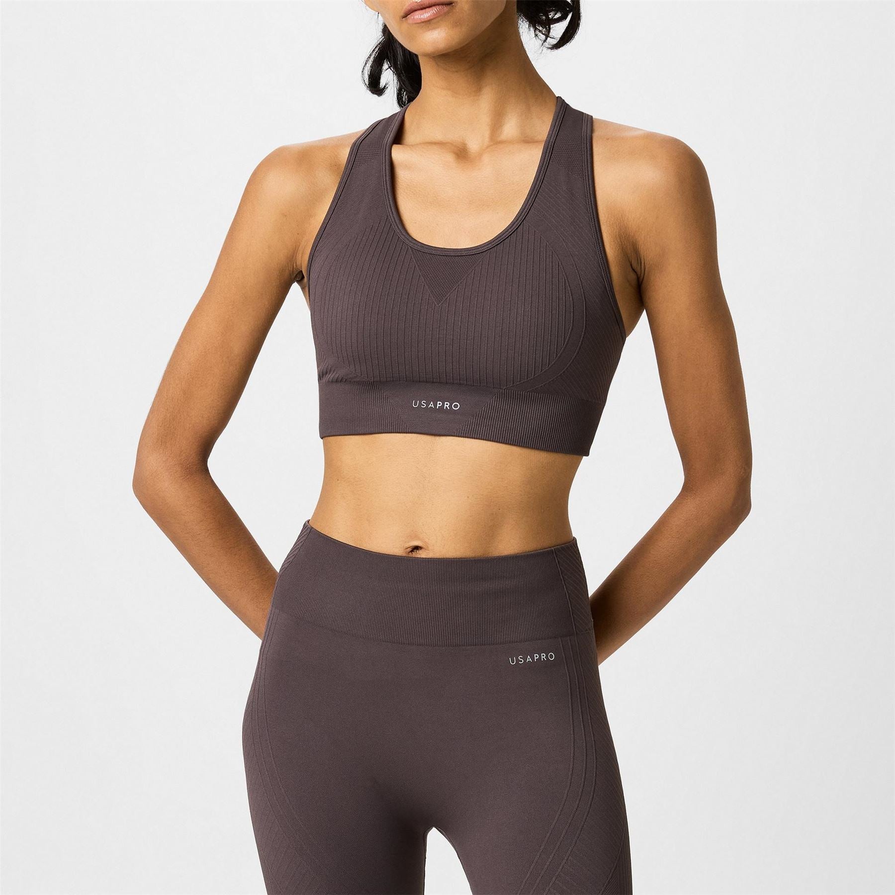USA Pro Core Seamless Crop Sports Bra
