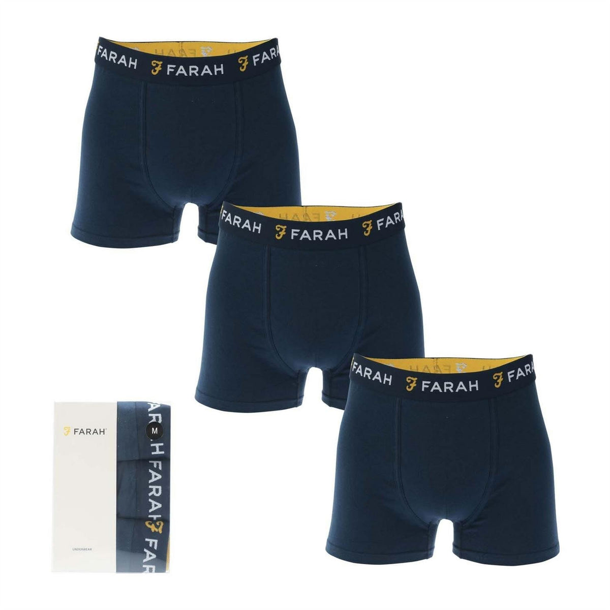 Farah Aveleer 3 Pack Boxer Shorts