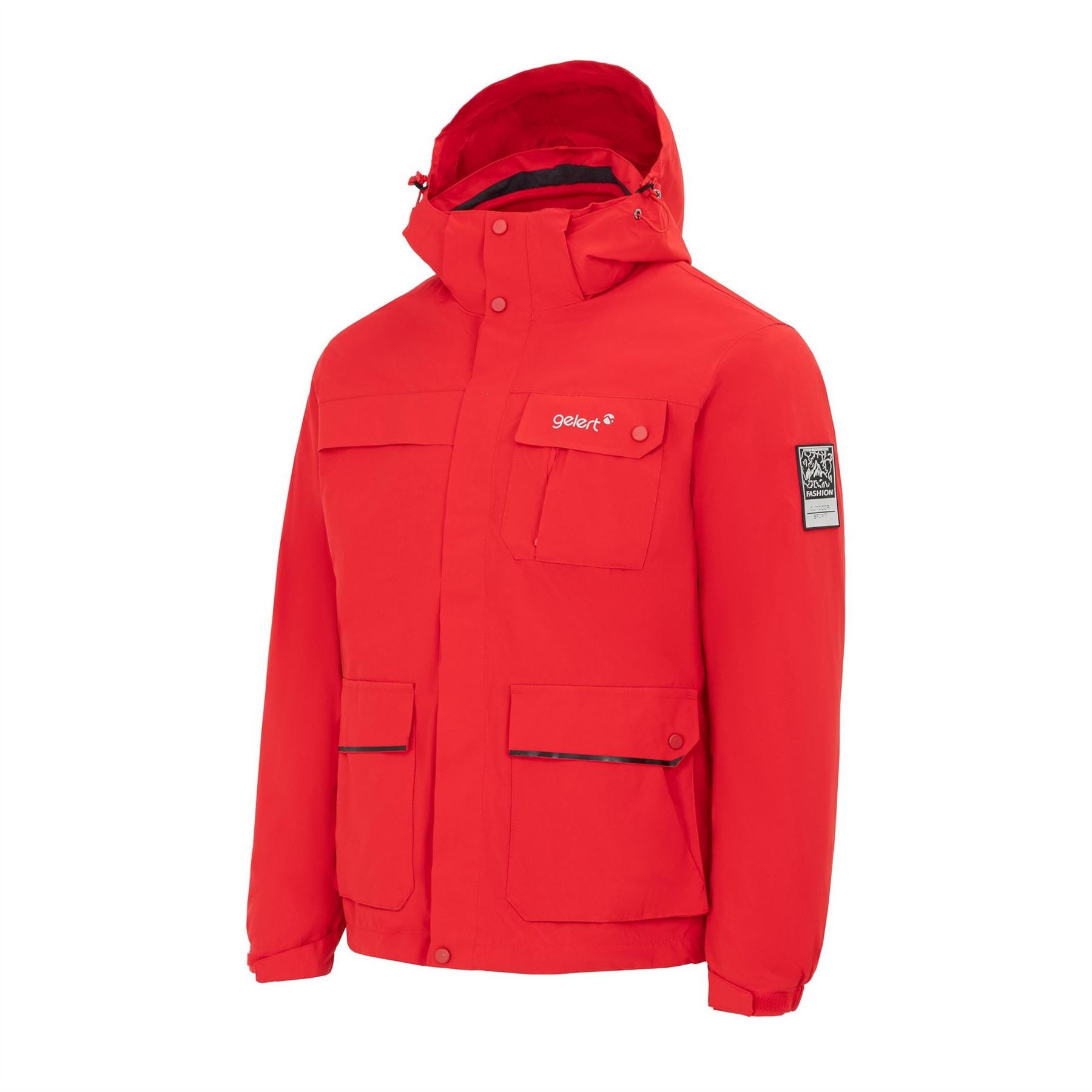 Gelert 3 in 1 Windproof Fleece Lined Detachable Hood Long Sleeve Jacket