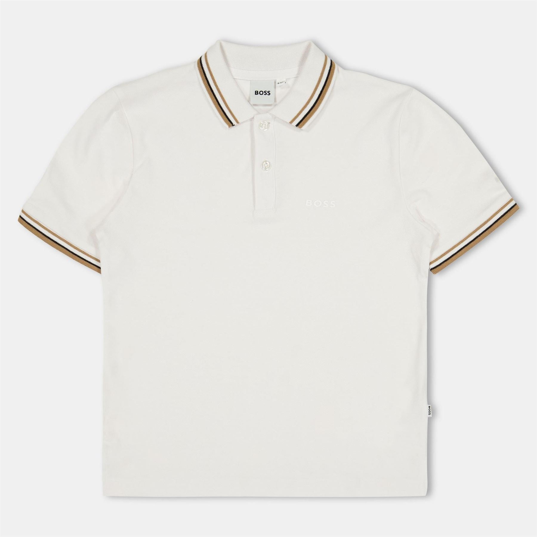 Boss Col Block Short Sleeve Polo Shirt