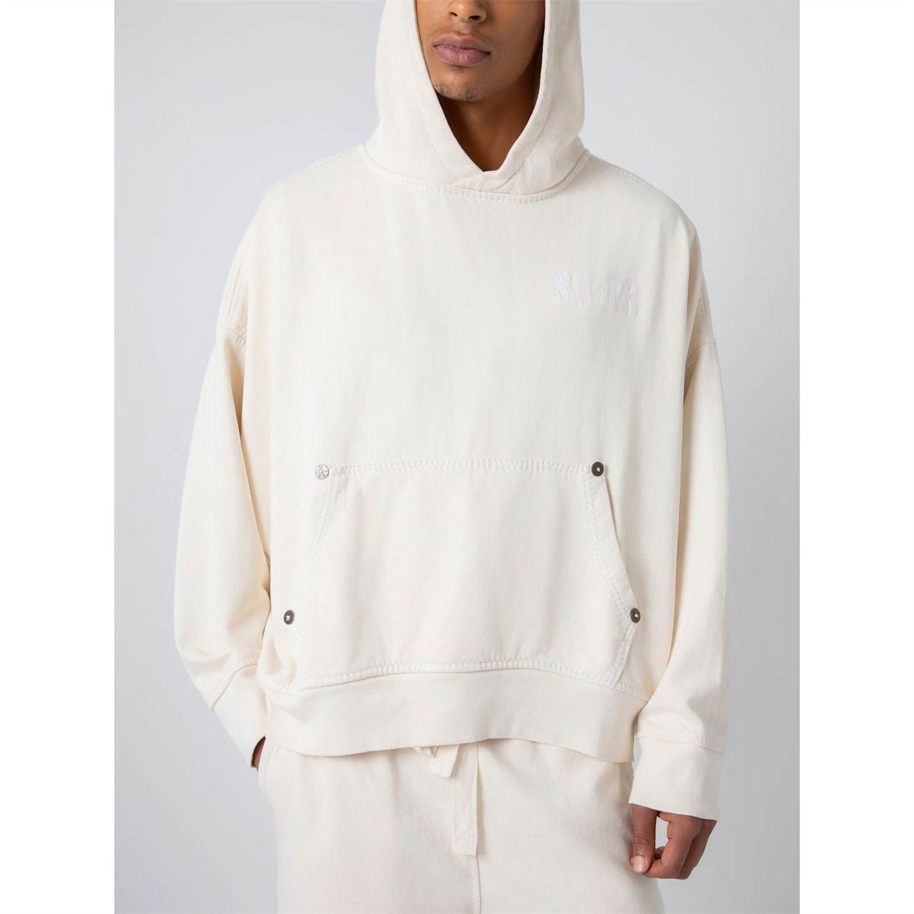 True Religion Hooded Relaxed Fit Logo Sweatshirt