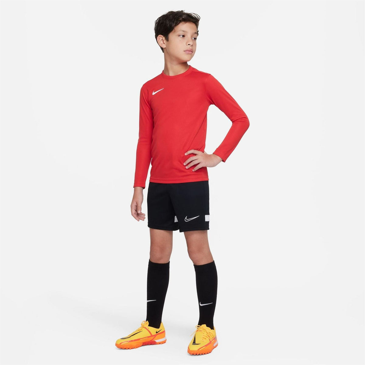 Nike Jersey Crew Neck Long Sleeve Bold Logo T-Shirt