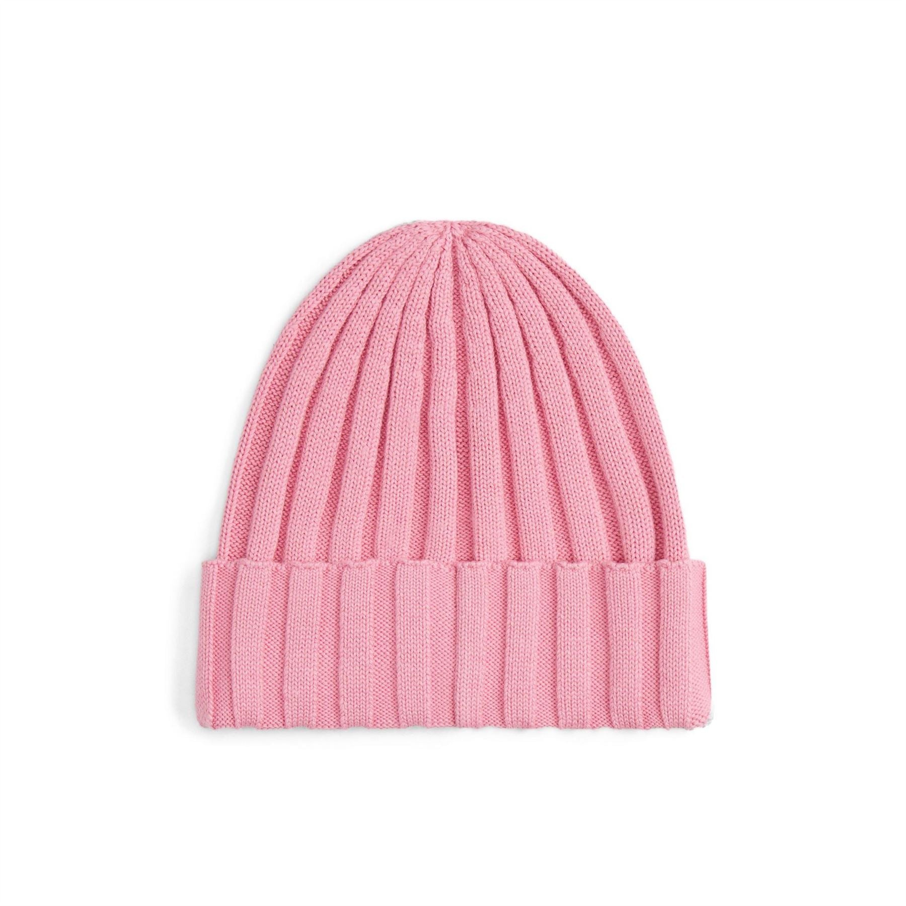 Tommy Hilfiger Flag Embroidered Logo Ribbed Turn Up Beanie