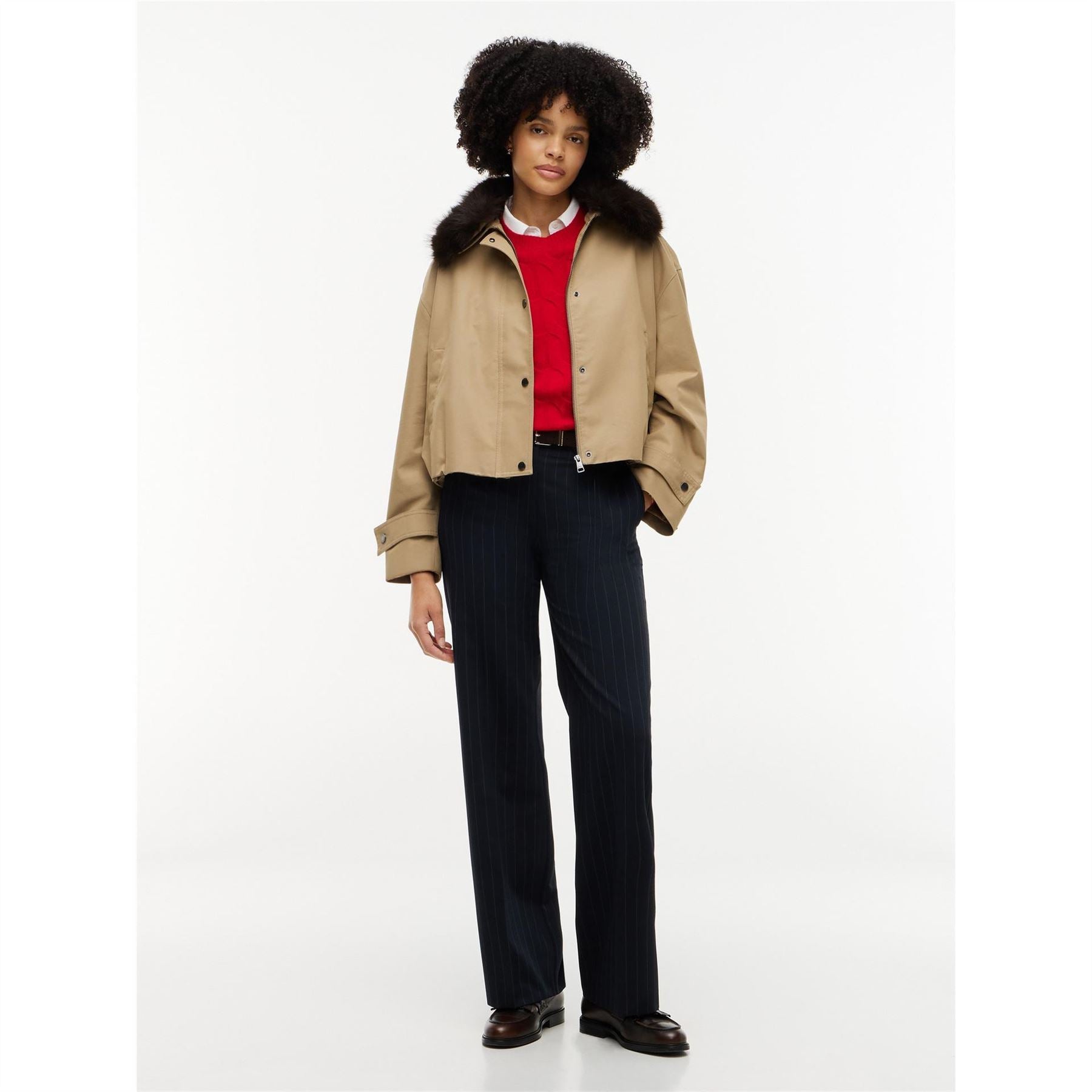 Tommy Hilfiger Cttn Fur Jacket Ld64