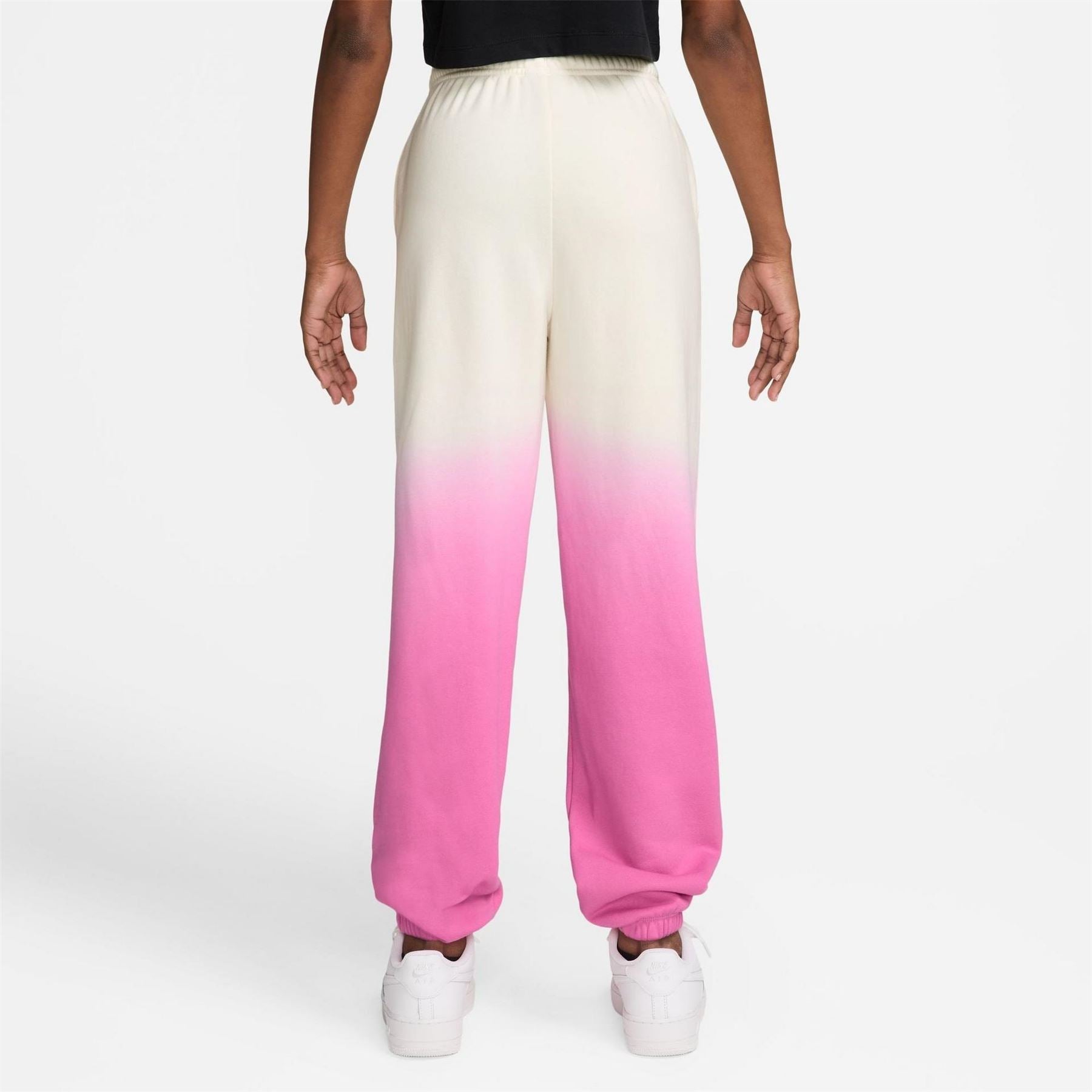 Nike Ombre Gradient Mid Rise Wide Leg Sweatpants