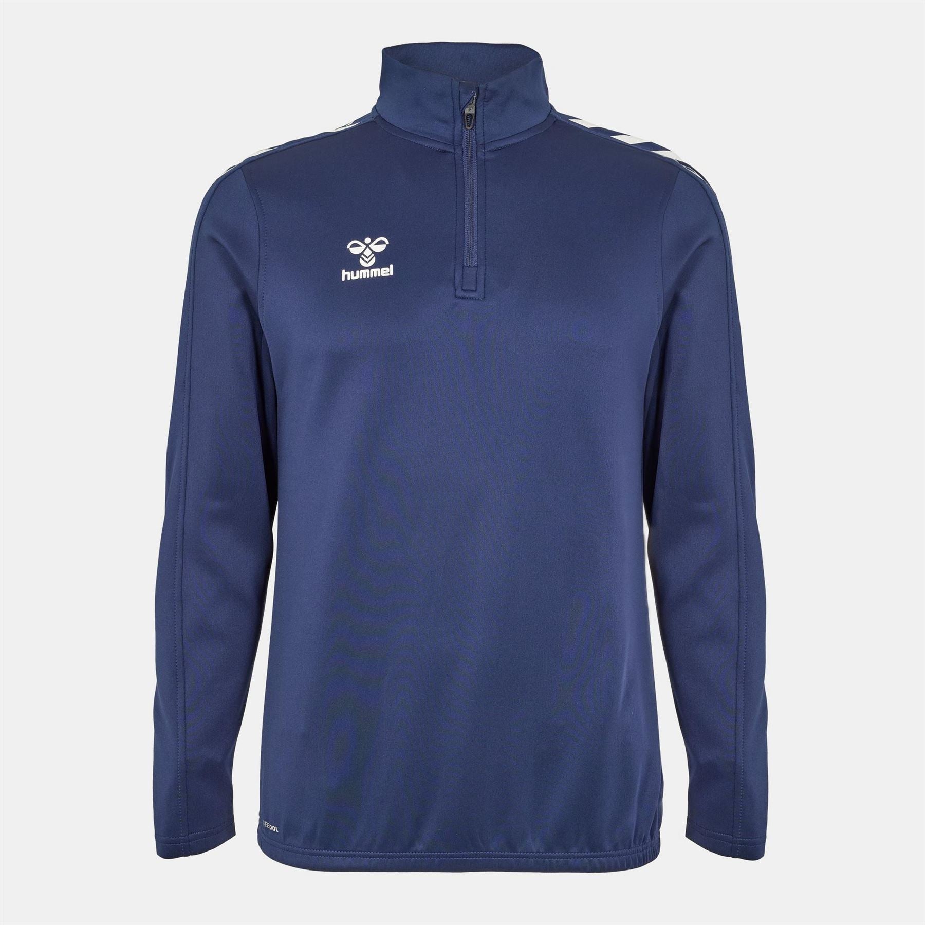 Hummel Regular Fit Zip Neck Long Sleeve Sweatshirt