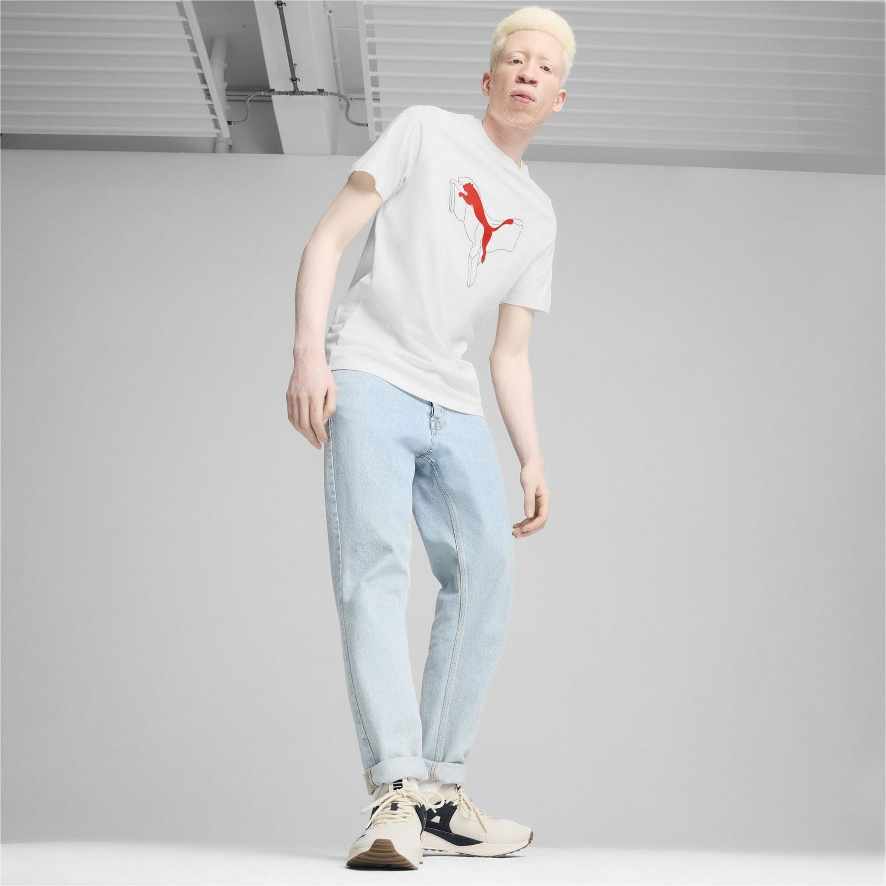 Puma Logo Regular Fit T-Shirt