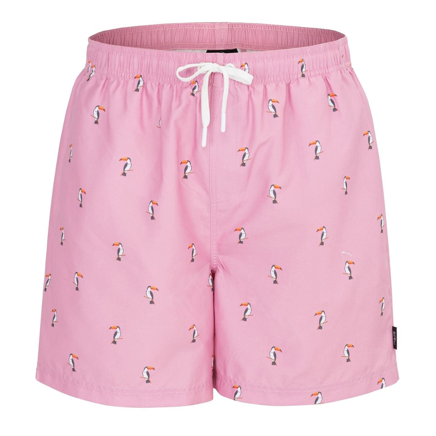 Hot Tuna Floral Swimming Shorts with Elasticated Waistband