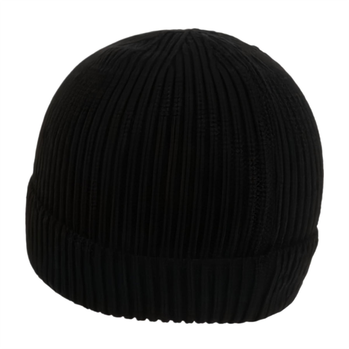 Pretty Green Adjustable Cuff Beanie With a Ribbed Pattern