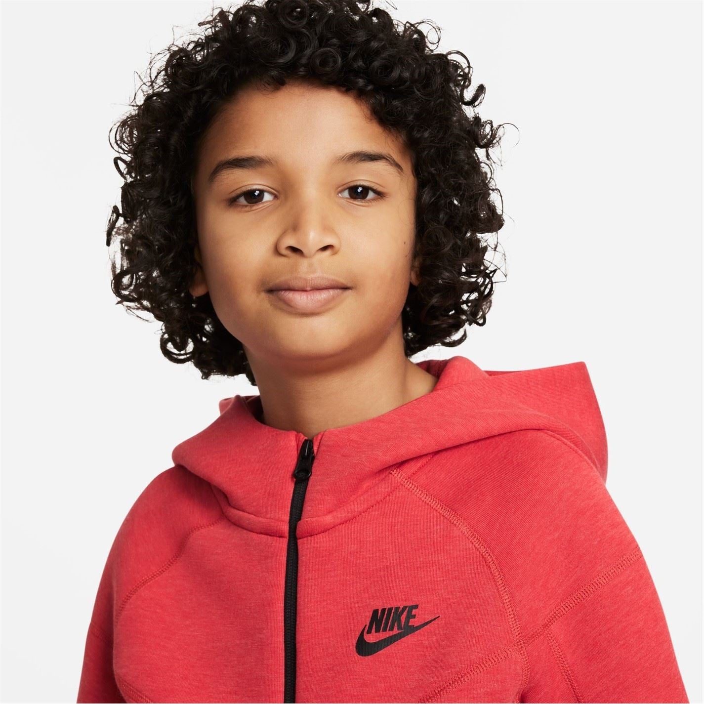 Nike Sportswear Tech Fleece Big Kids  Full Zip Hoodie