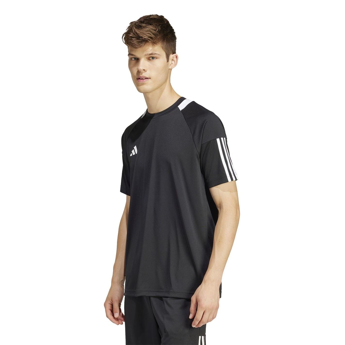 adidas Mens Classic 3 Stripe Sereno T-Shirt