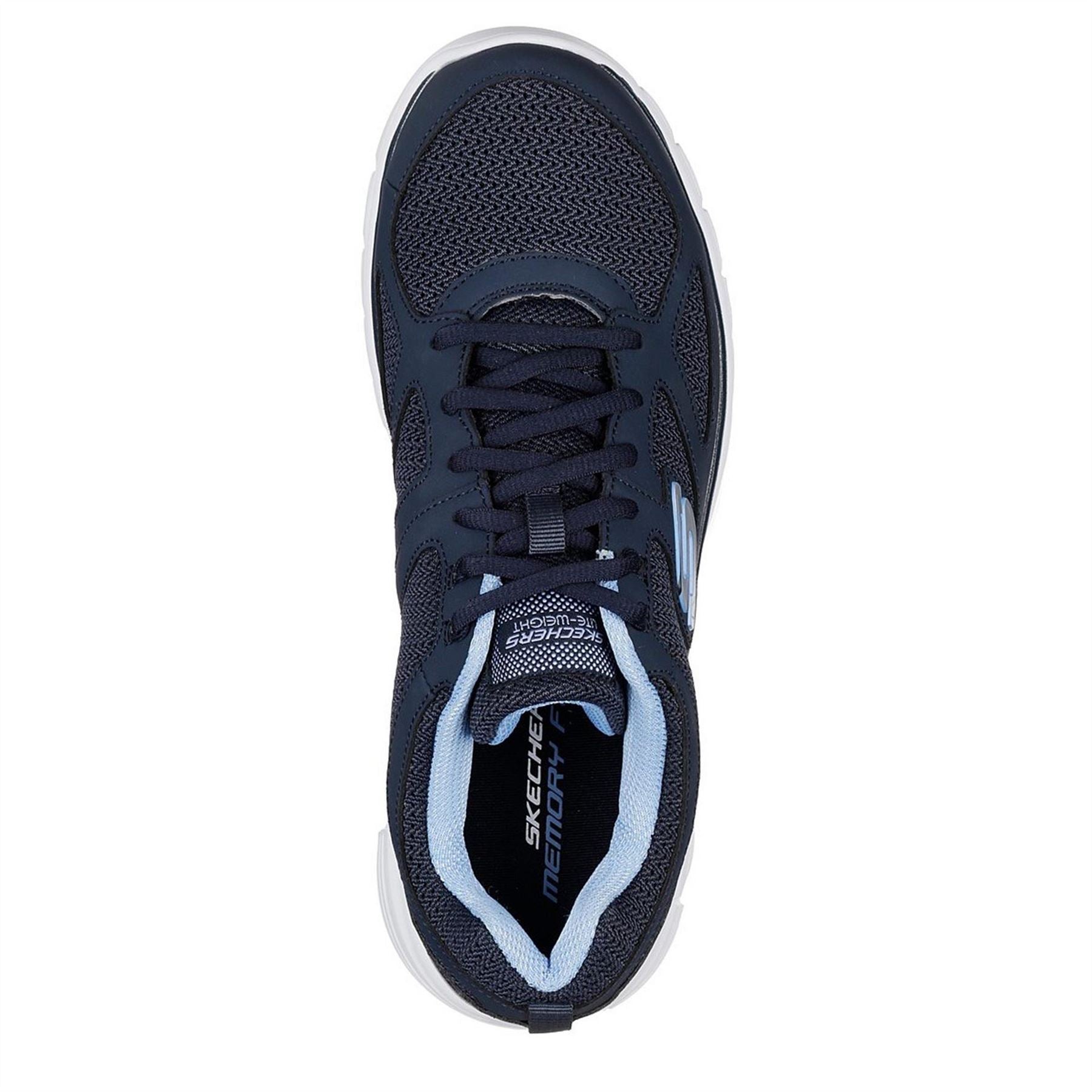 Skechers Mens Flex Burns Agoura Trainers