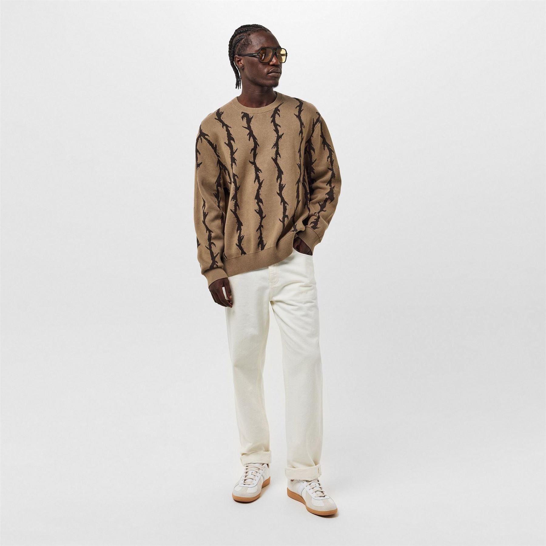 Vans Adults Skate Thorn Walnut Crew Sweatshirt