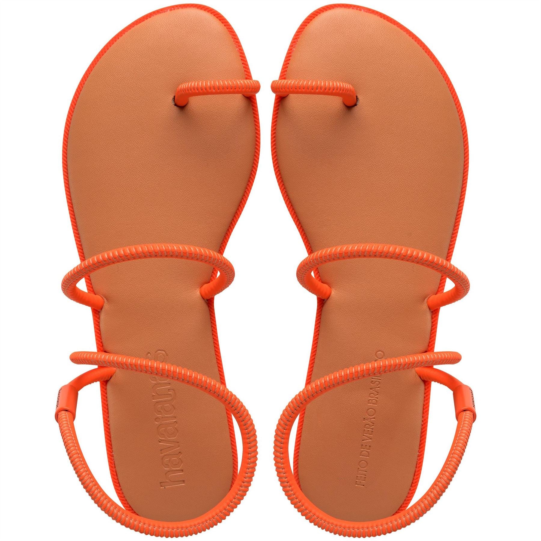 Havaianas Una Solid Patterned Toe Post Flat Sandals