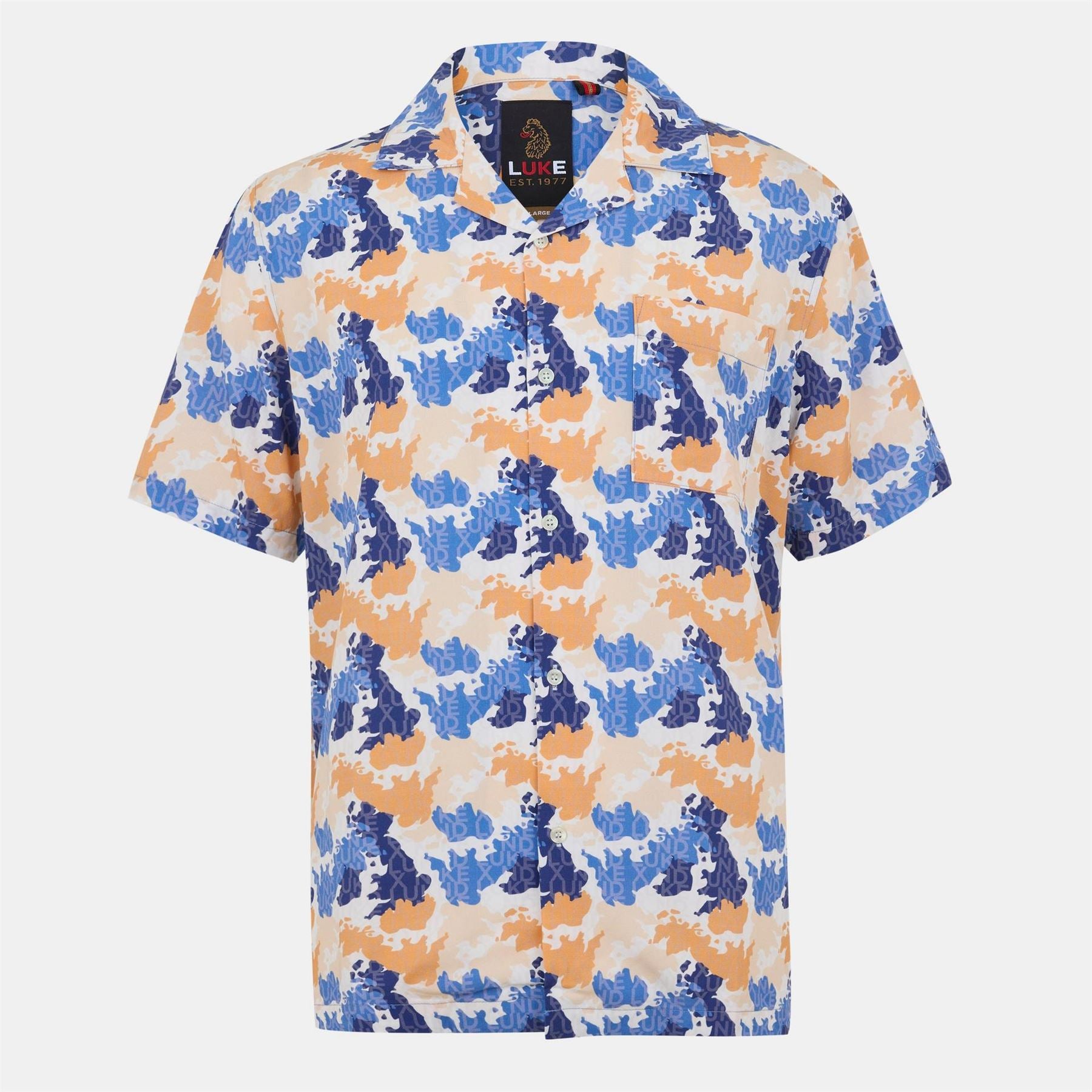 Luke Mamba Short Sleeve Patterned Shirt