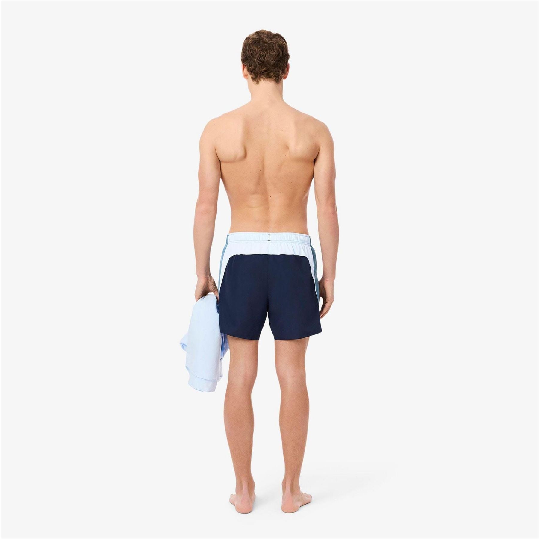 Lacoste Colour-Block Swim Trunks