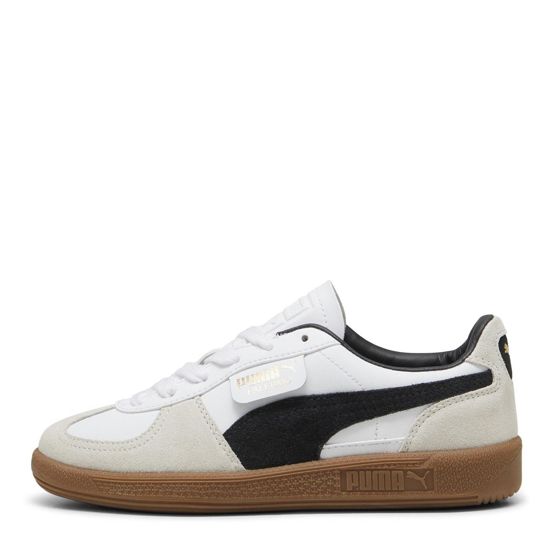 Puma Palermo Leather Jr Low Top Trainers Boys