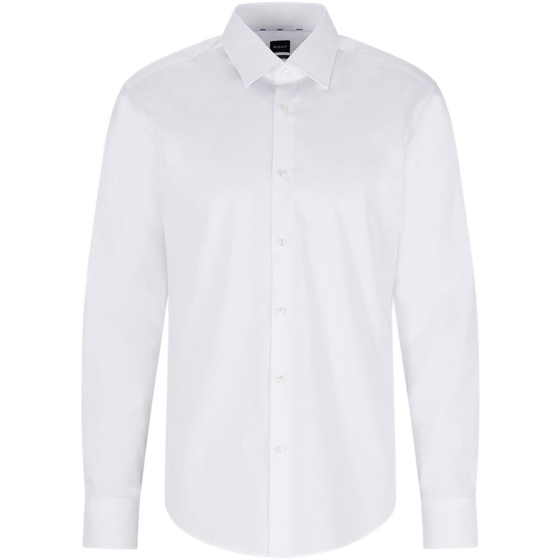 Boss Joe Collared Neck Point Collar Long Sleeve Shirt