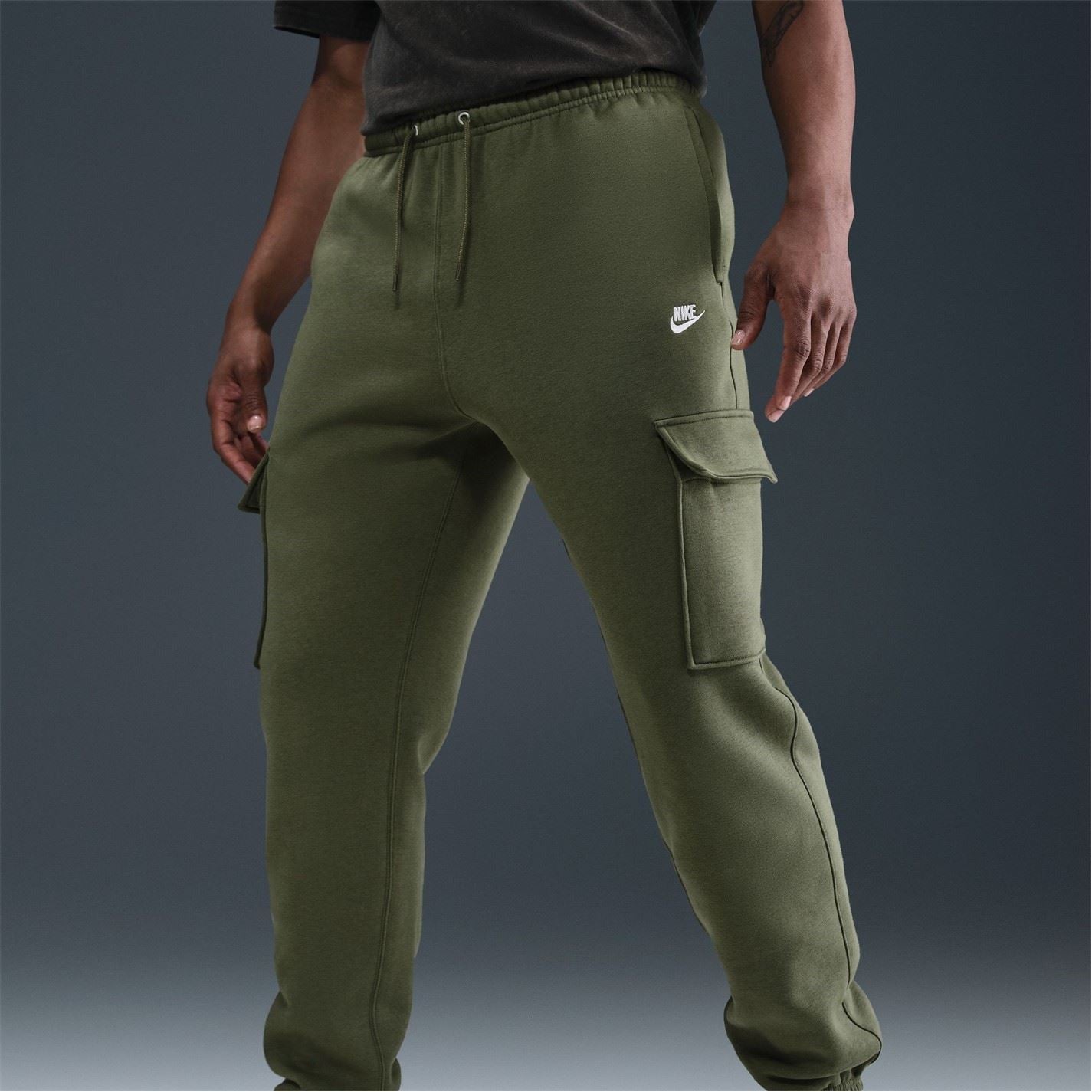 Nike Mens Sportswear Club Fleece Cargo Pants