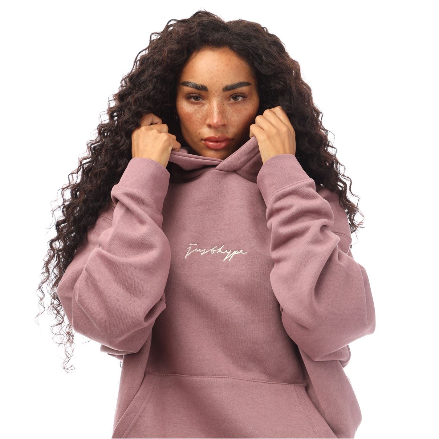 Hype Hooded Lettering Regular Fit Sweatshirt