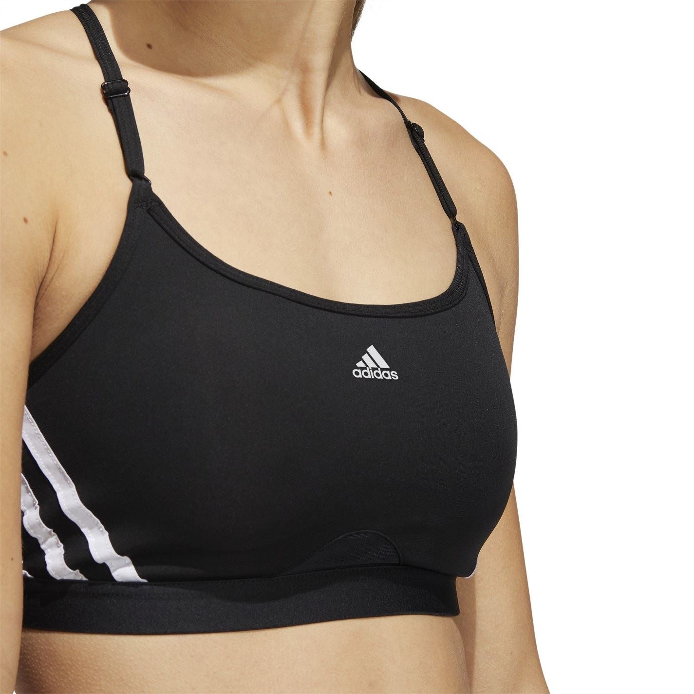 adidas Spaghetti Strap Scoop Neck Athletic Bra