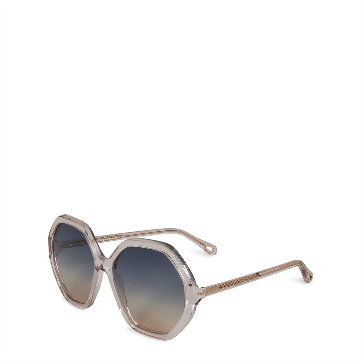 Chloe Womens Ch0008s Hexagonal Sunglasses