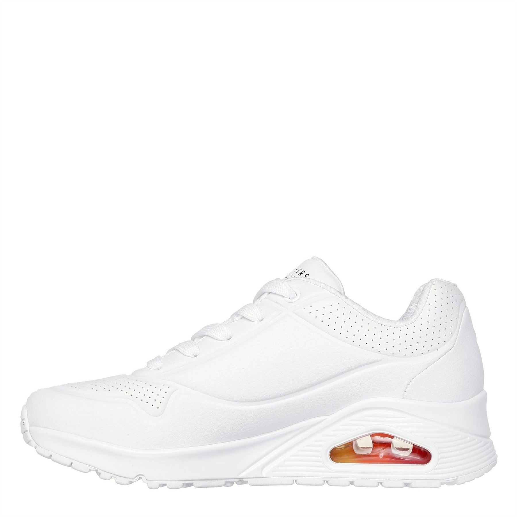 Skechers Womens Mylar Embroidery Heart De Low Top Trainers