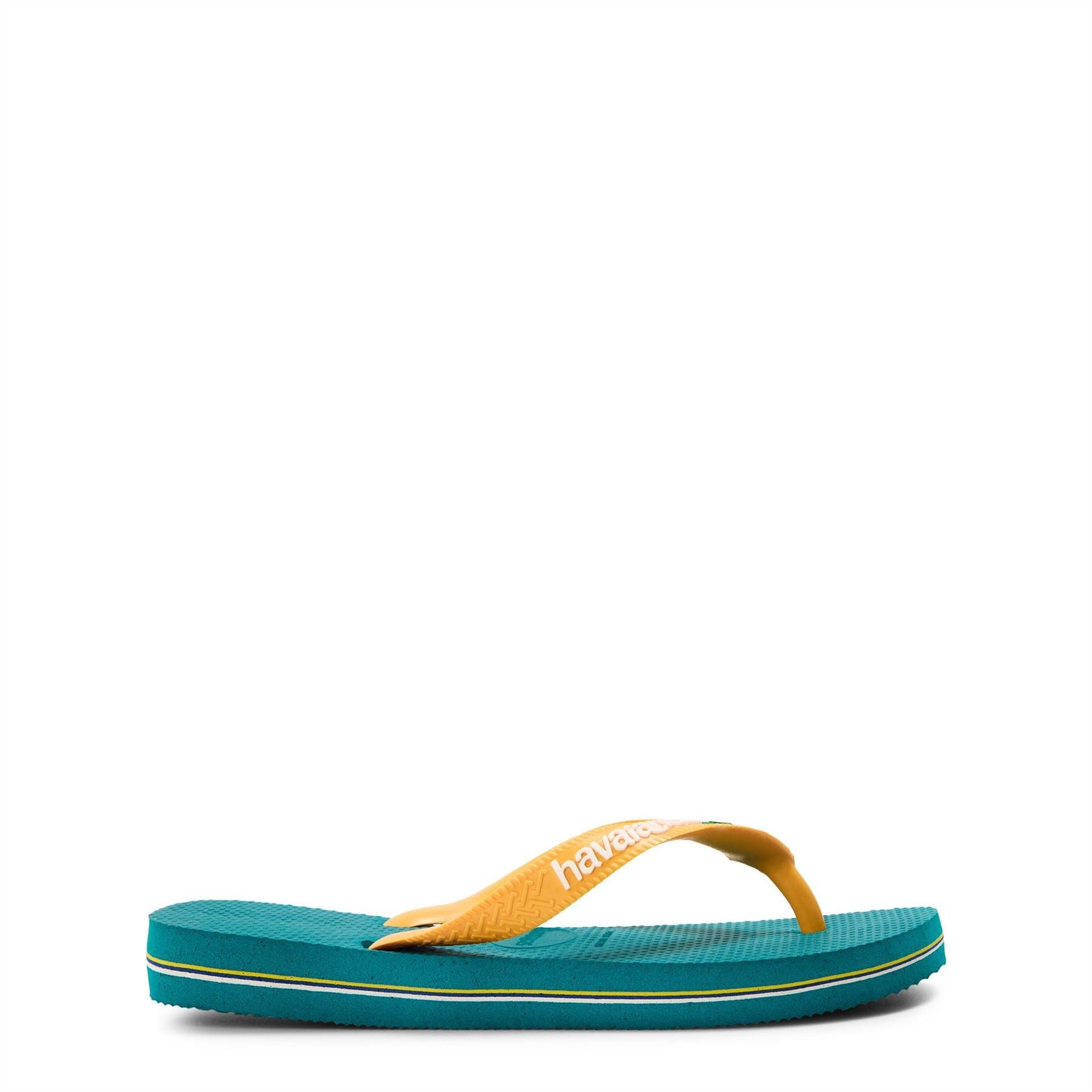 Havaianas Kids Brasil Logo Vibe Green Flip Flops
