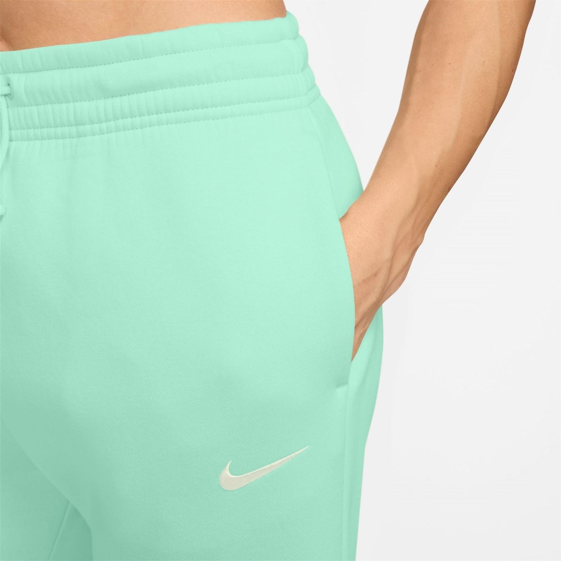 Nike Womens Sportswear Phoenix Fleece Mid Rise Sweatpants