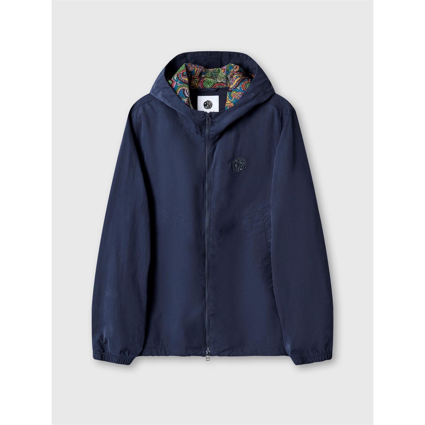 Pretty Green Feltham Solid Patterned Hooded Rain Jacket