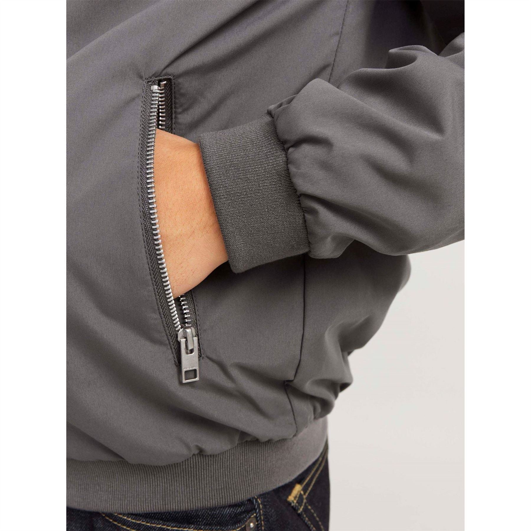 Jack and Jones  Rush Water Resistant Long Sleeve Bomber Jacket