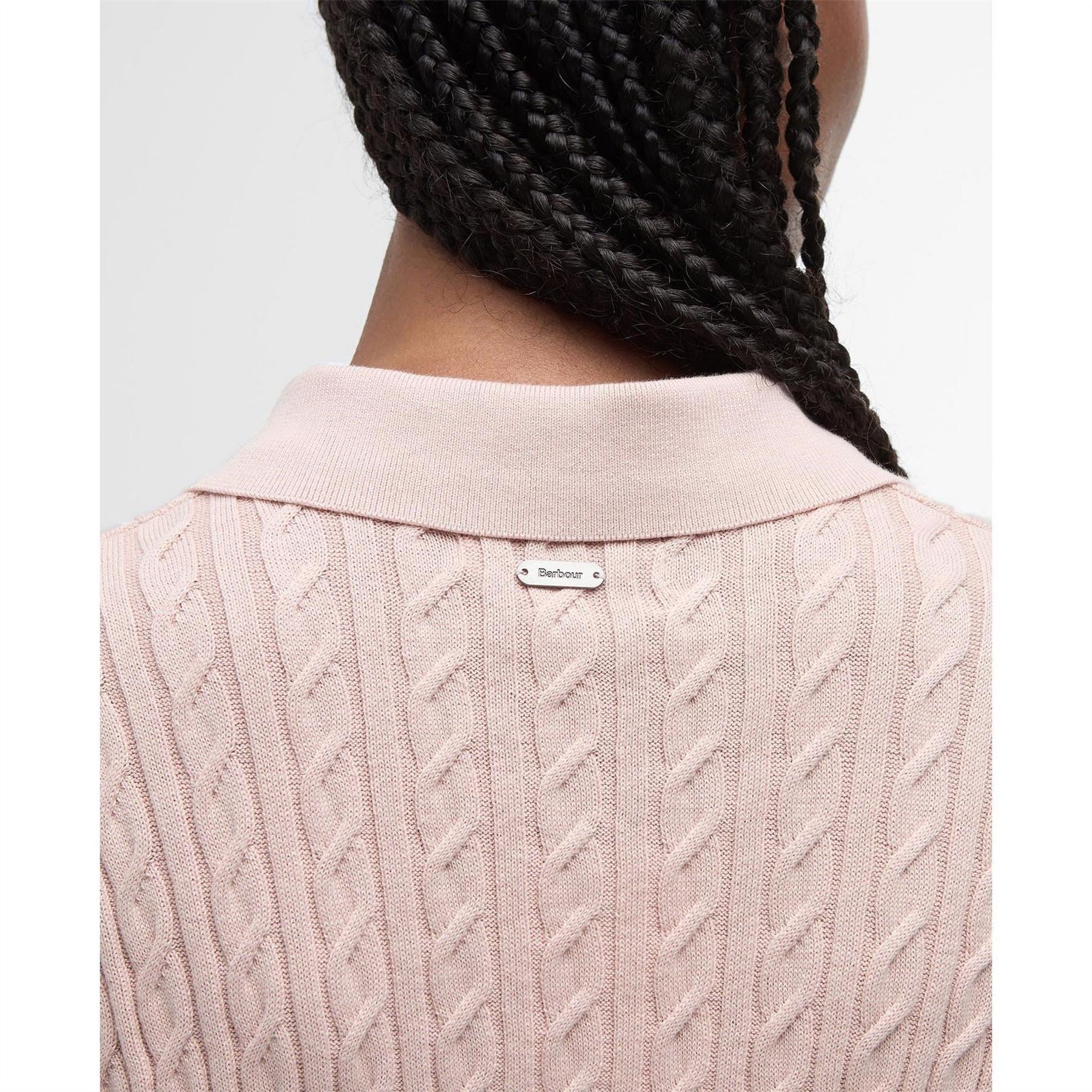 Barbour  Short Sleeve Polo Neck Jumper