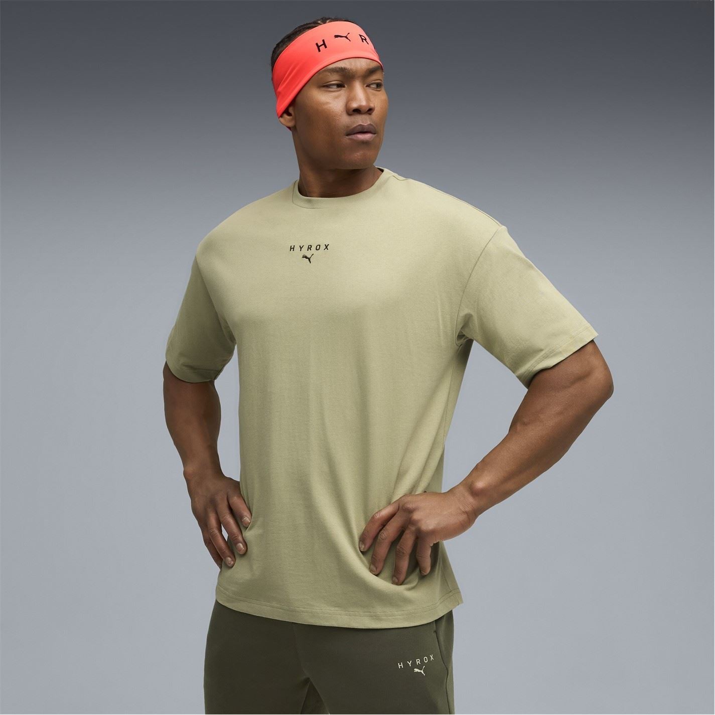 Puma Hyrox Graphic Short Sleeve Performance Gym Top