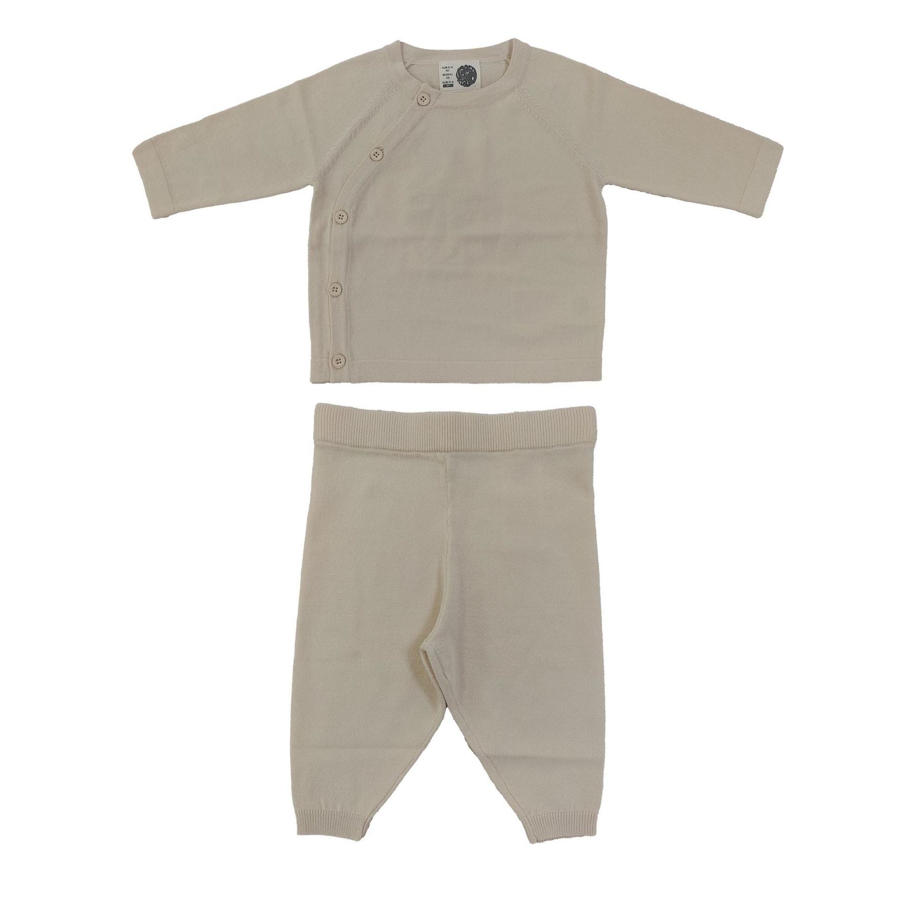 Pretty Green Cotton Long Sleeve Crew Neck Pyjama Set