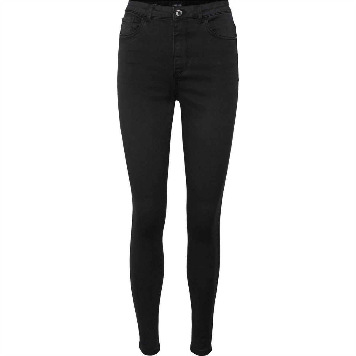 Vero Moda High Rise Slim Fit Straight Leg Jeans