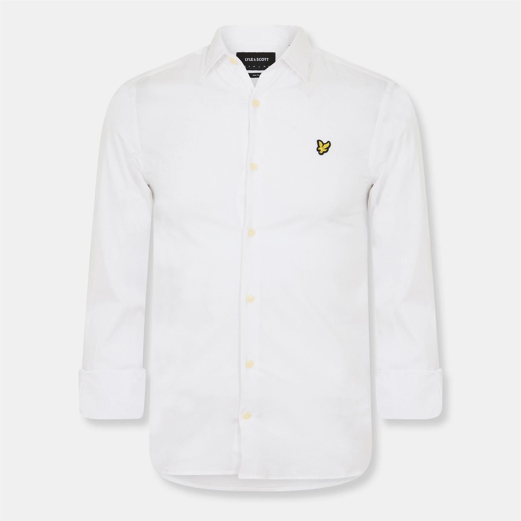 Lyle and Scott Mens And Scott Slim Fit Poplin Shirt