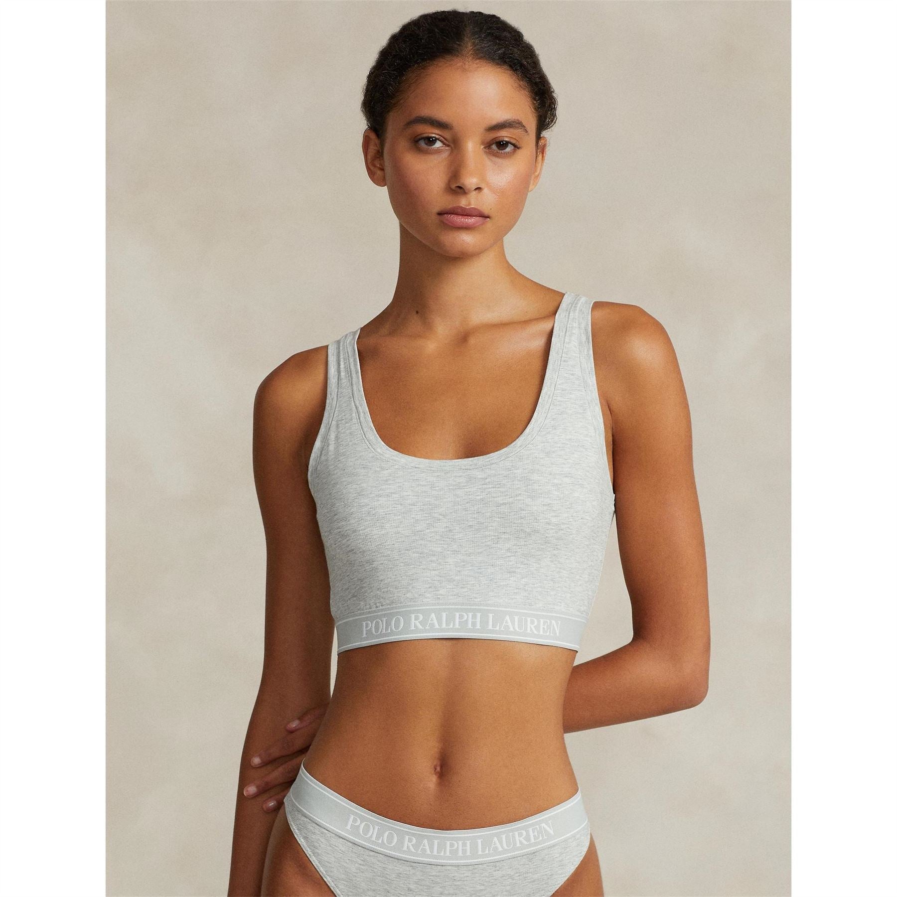Polo Ralph Lauren Scoop Neck Cropped Bralette