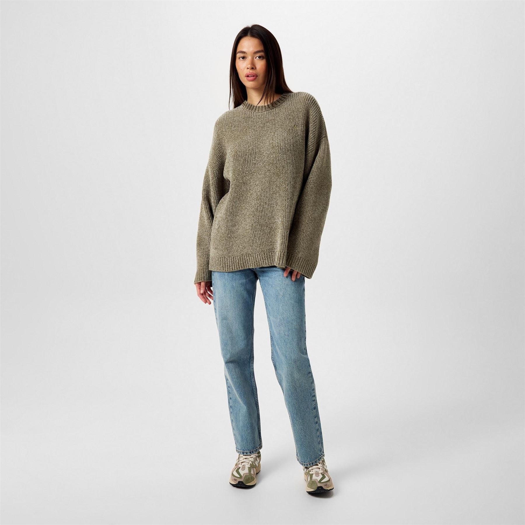 Jack Wills Chenille Crew Neck Regular Fit Sweater