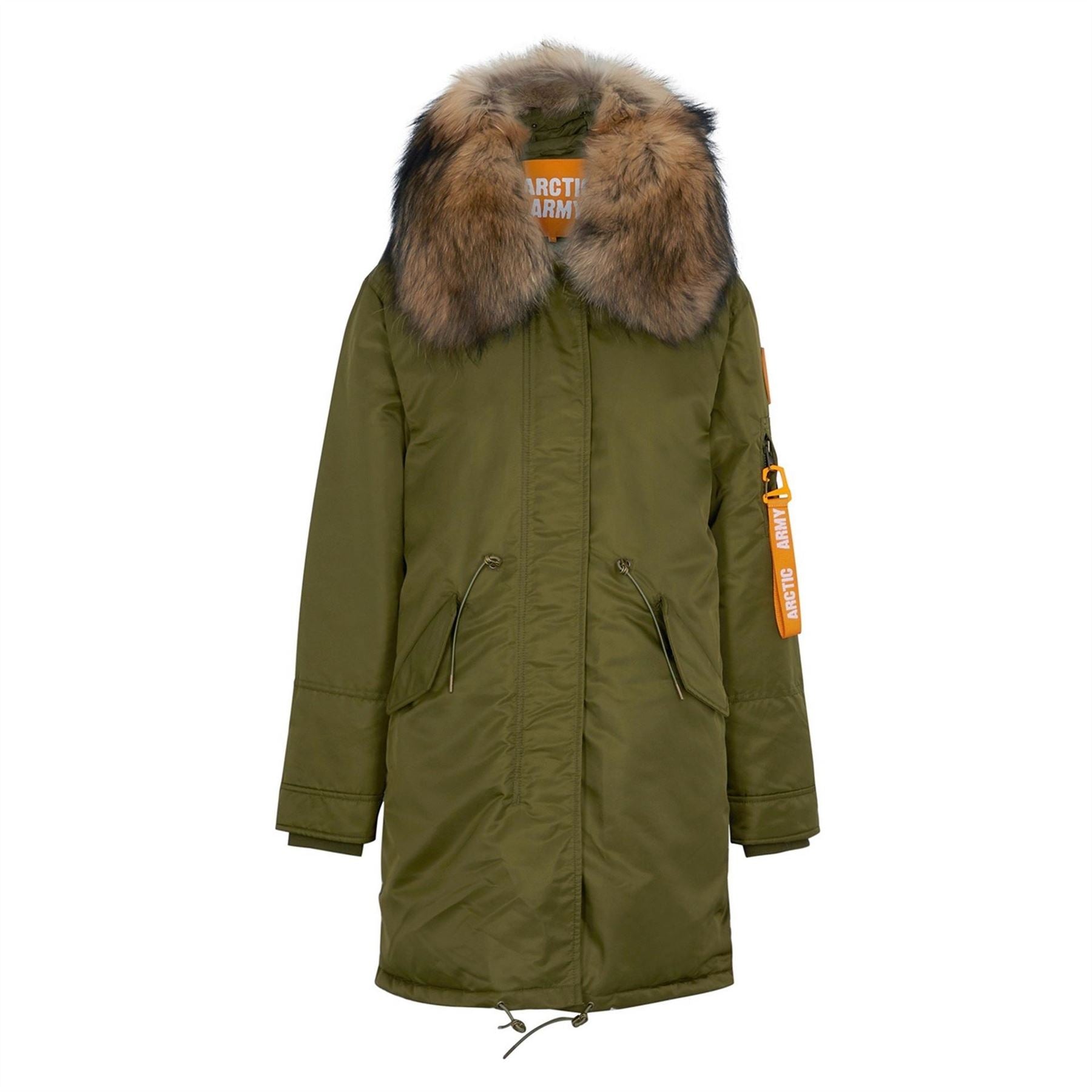 Arctic Army Parka Fur Hooded Jacket