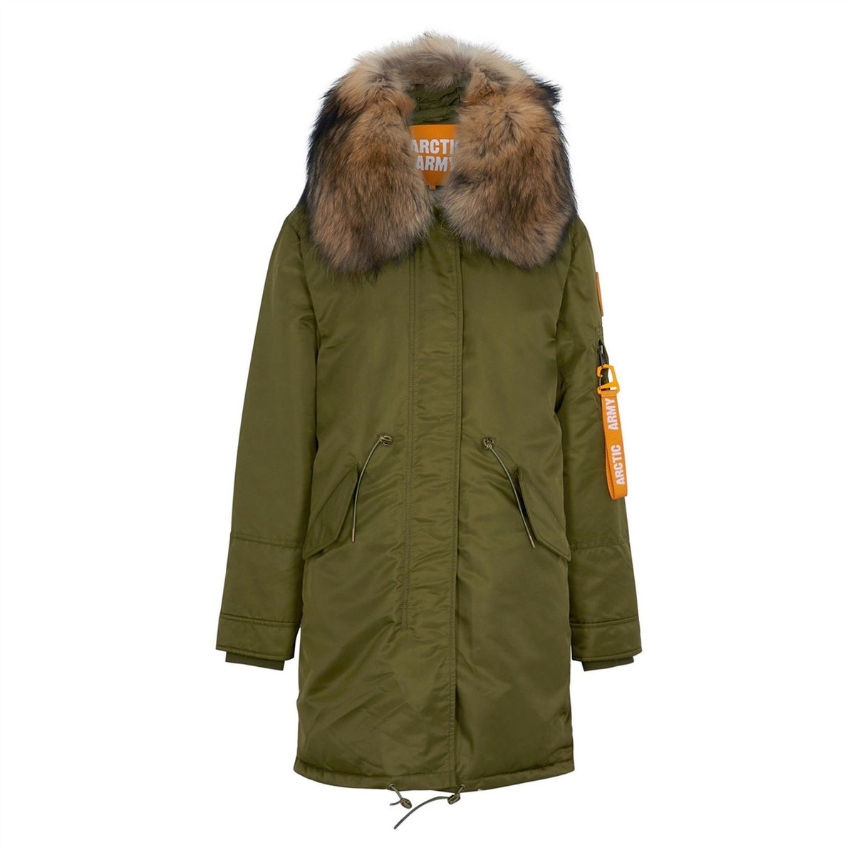 Arctic Army Parka Fur Hooded Jacket