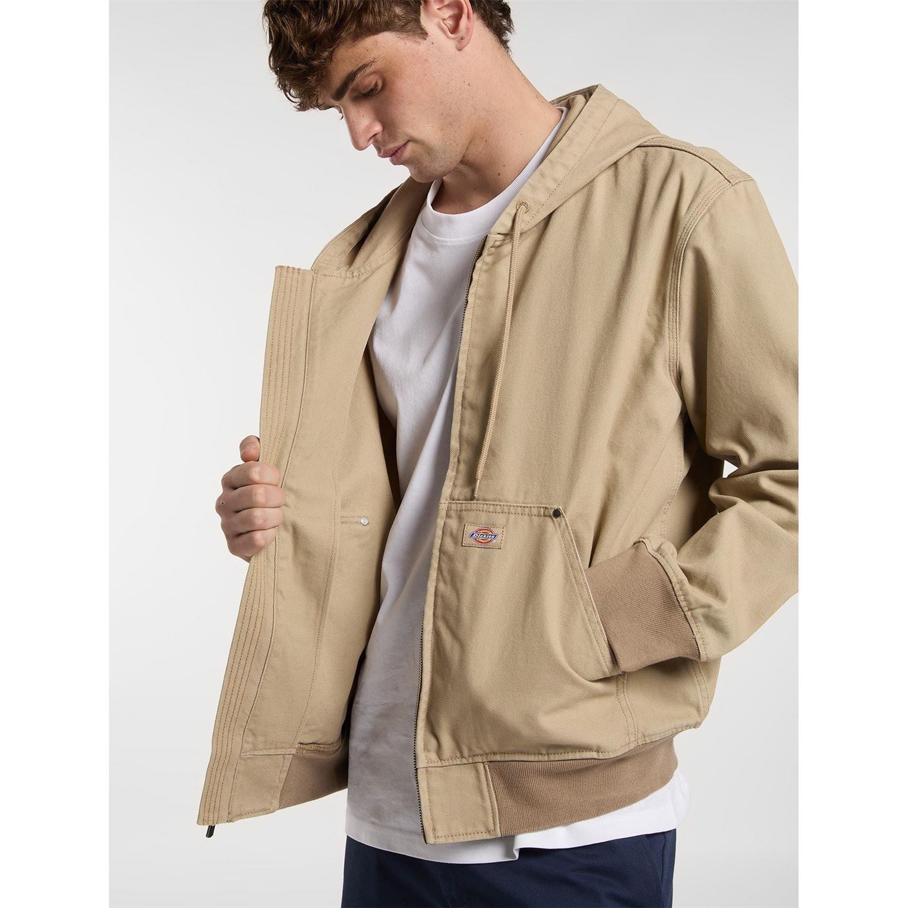 Dickies Mens Canvasas Hood Bomber